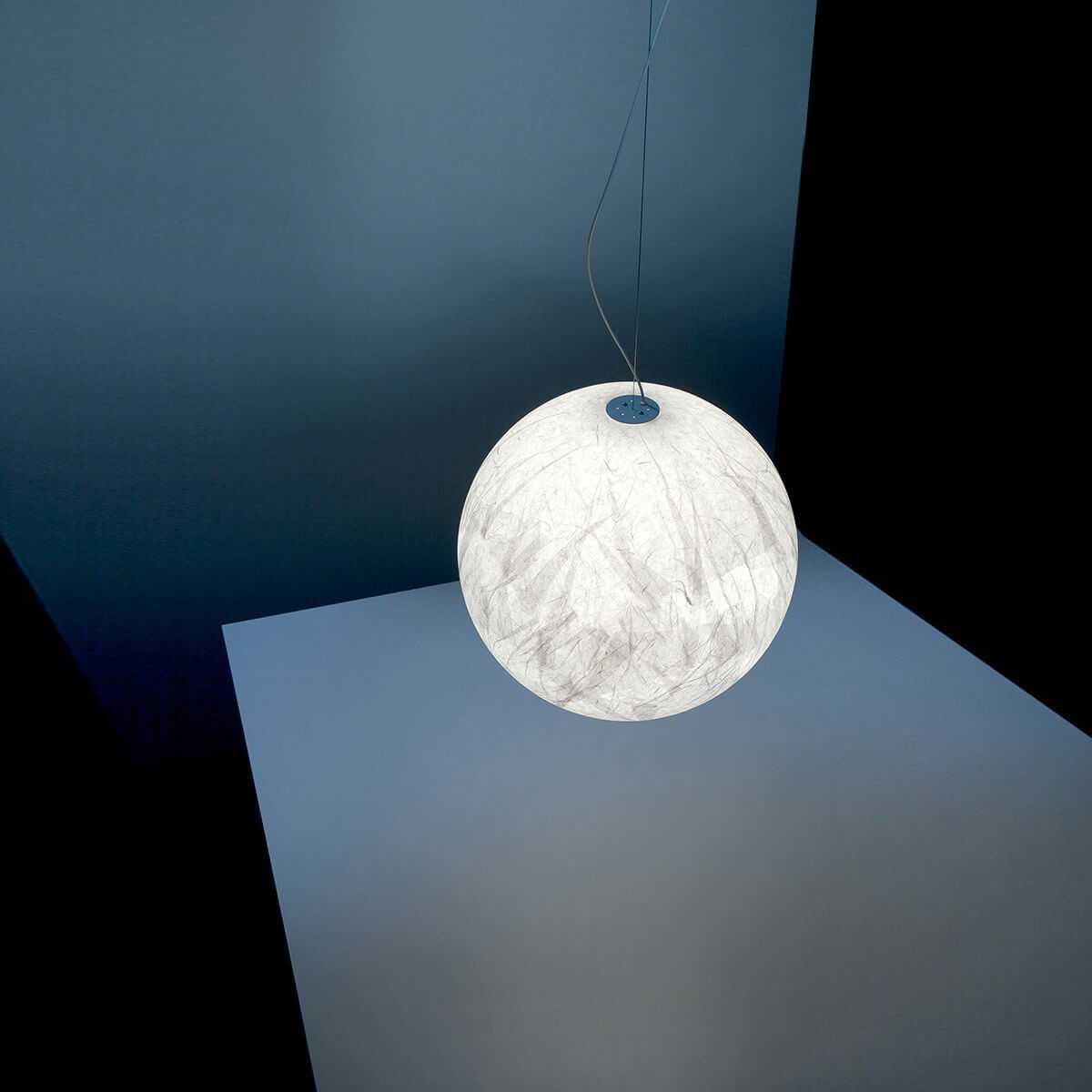 Davide Groppi Moon suspension lamp matt white