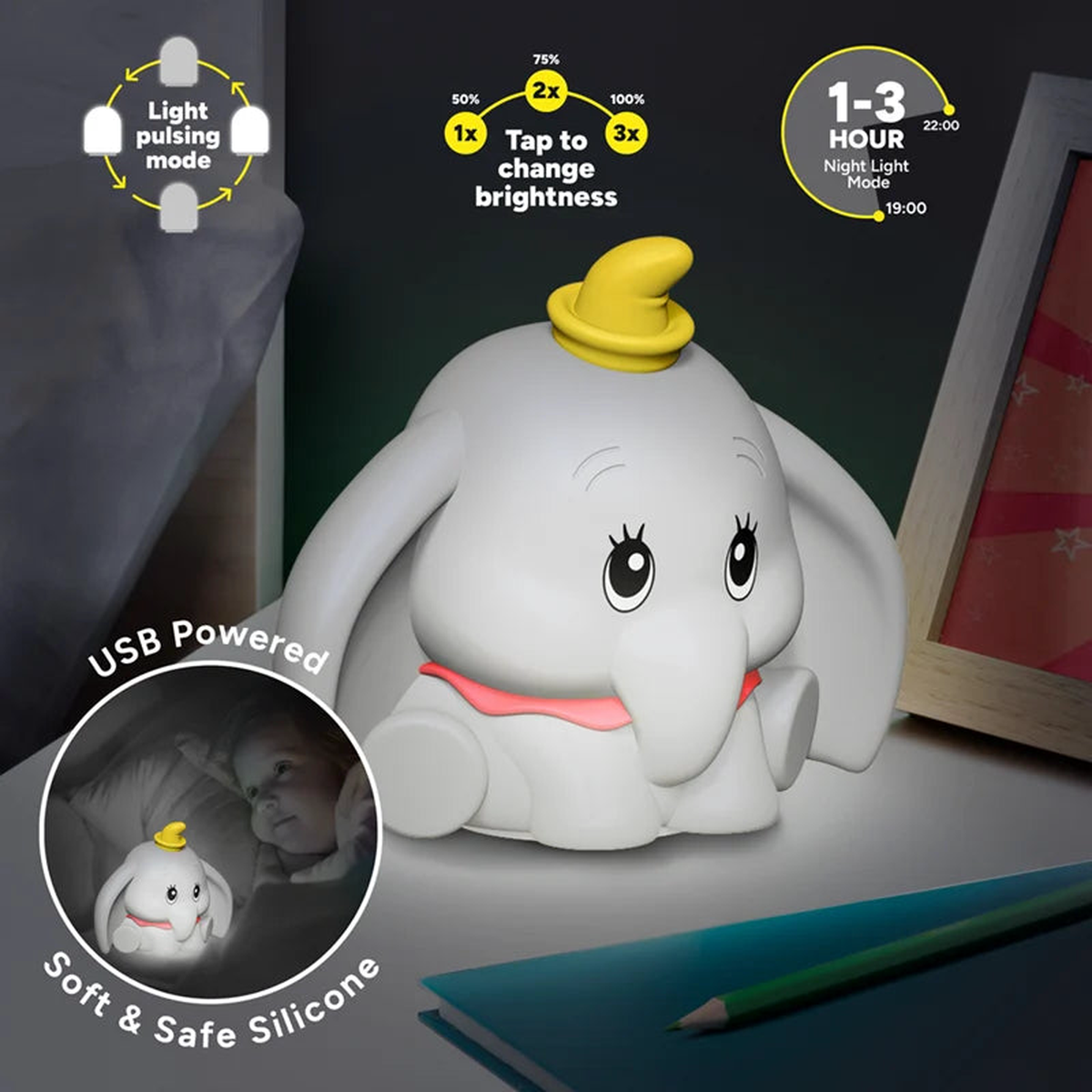 DISNEY – Dumbo – Light Rechargeable 5,9inch