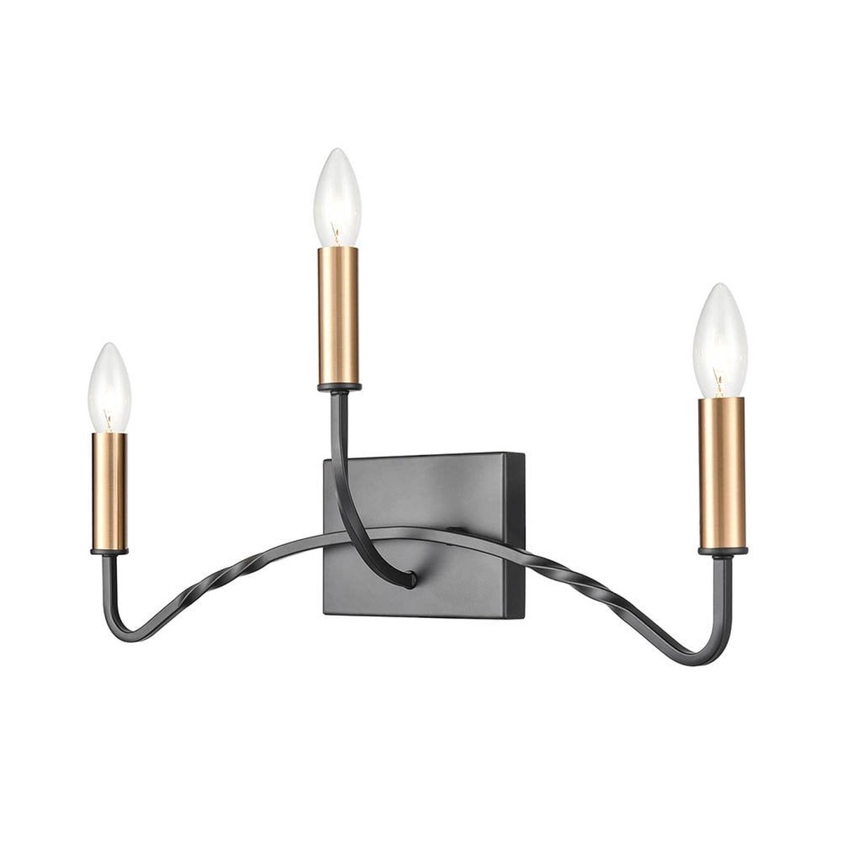 FL2455-3 Kasteel 3 Light Wall Bracket Antique Bronze
