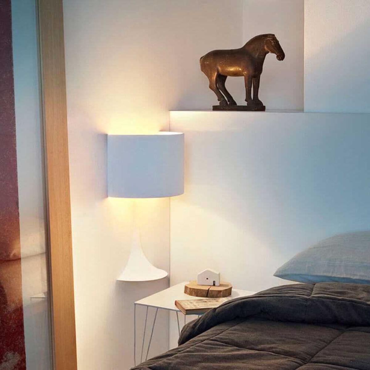 Flos Soft Spun Small HL Wall recessed lamp white