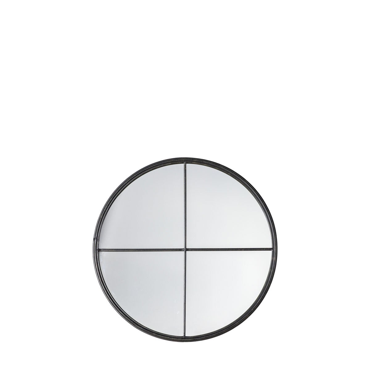 Frida Round Mirror Black