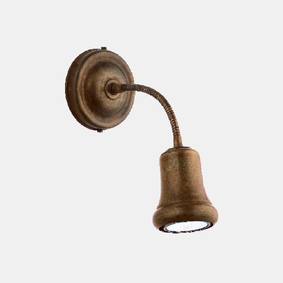 Il Fanale Mini Faretto Flessibile wall lamp – Brass