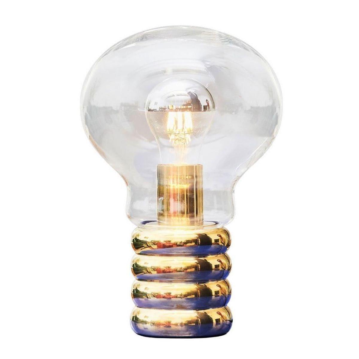 Ingo Maurer Bulb Brass table lamp LED with glass diffuser