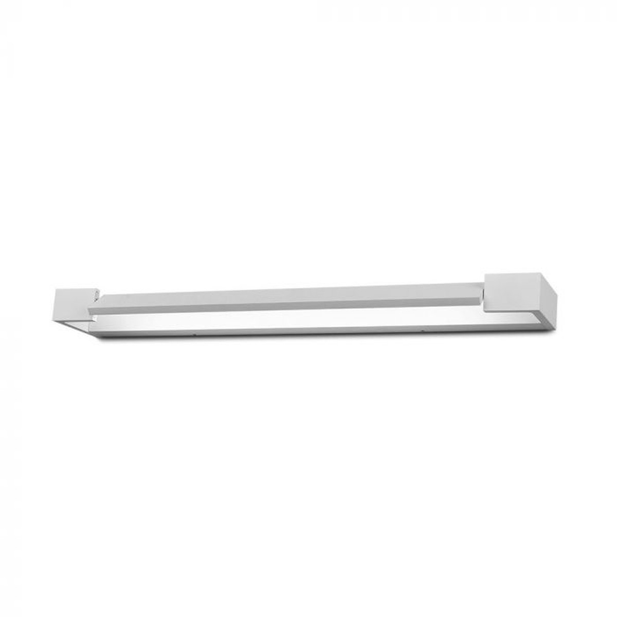 LED WALL LAMP ALUMINIUM 18W WW 1800Lm 0-90 60X100X42 WHITE IP44