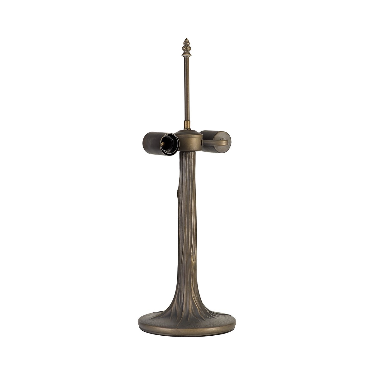 NL72849 Major 56cm Tree Like Table Lamp 2 Light Aged Antique Brass