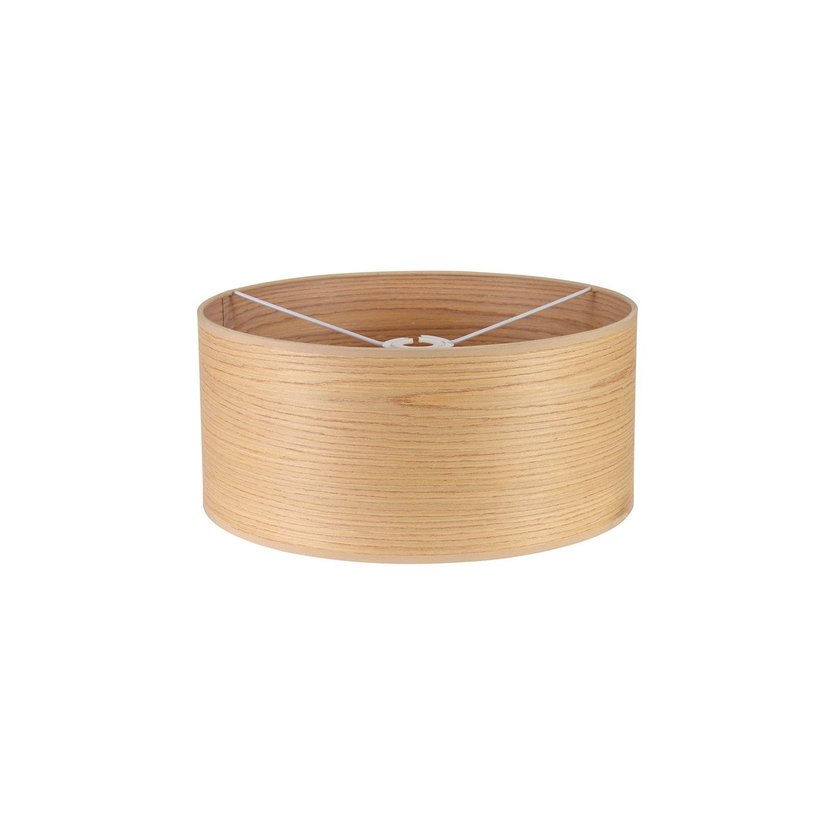 NL76909 Vivi Round 395x 180mm Wood Effect Shade Light Oak/White Laminate