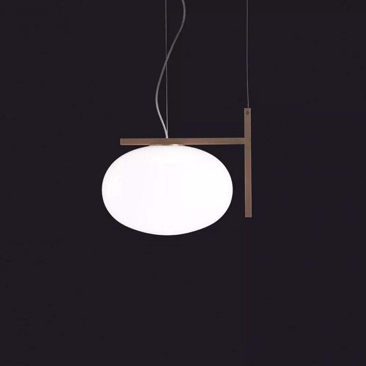 OLuce Alba 466 suspension lamp anodized bronze