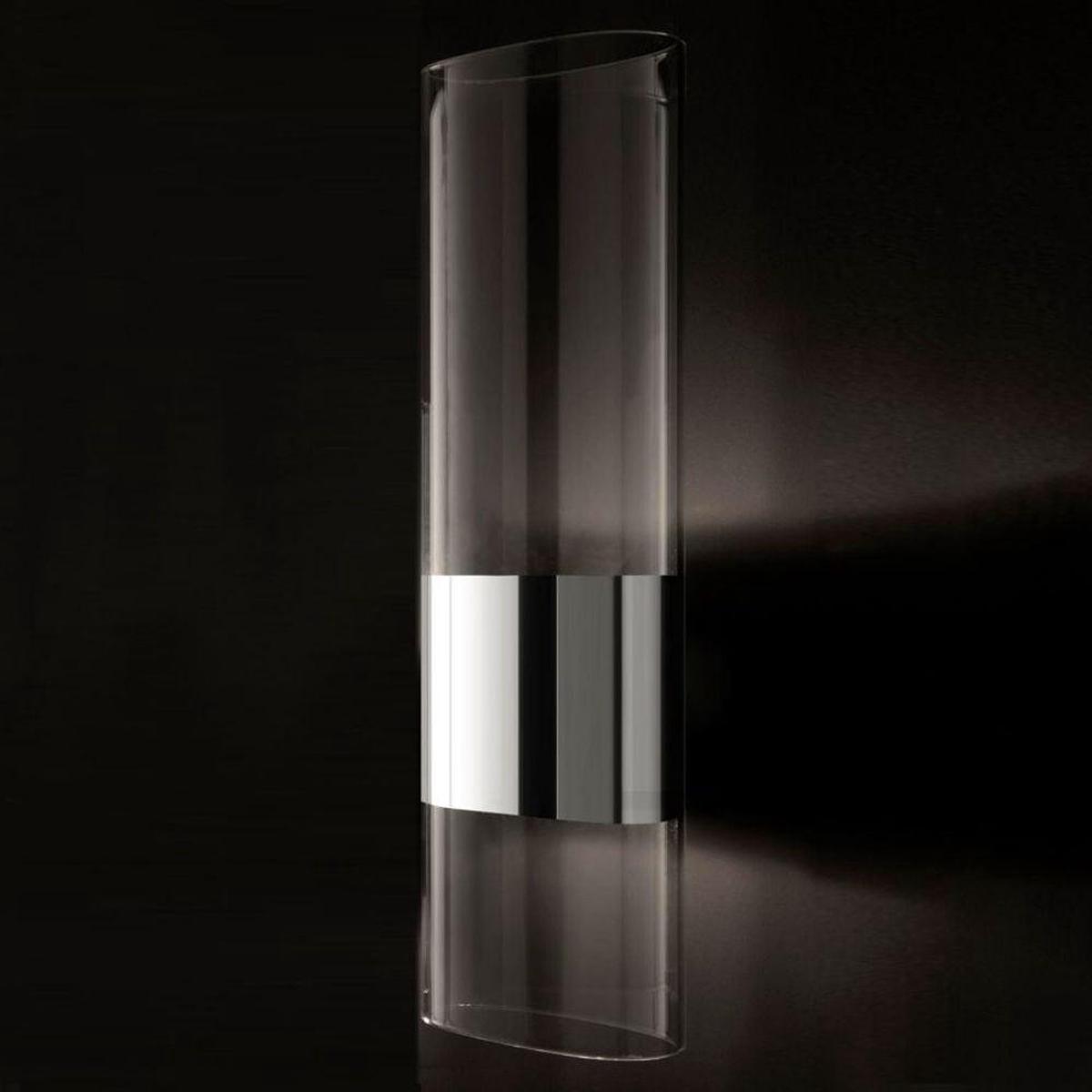 OLuce Line 149 wall lamp h 43 cm. with Pyrex glass