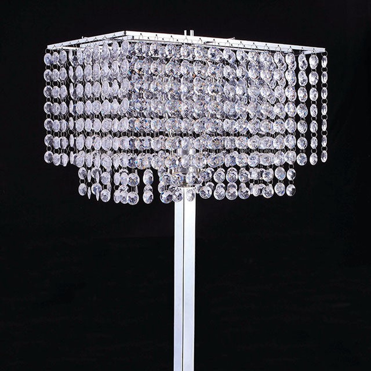RENA Table Lamp, Hanging Crystal