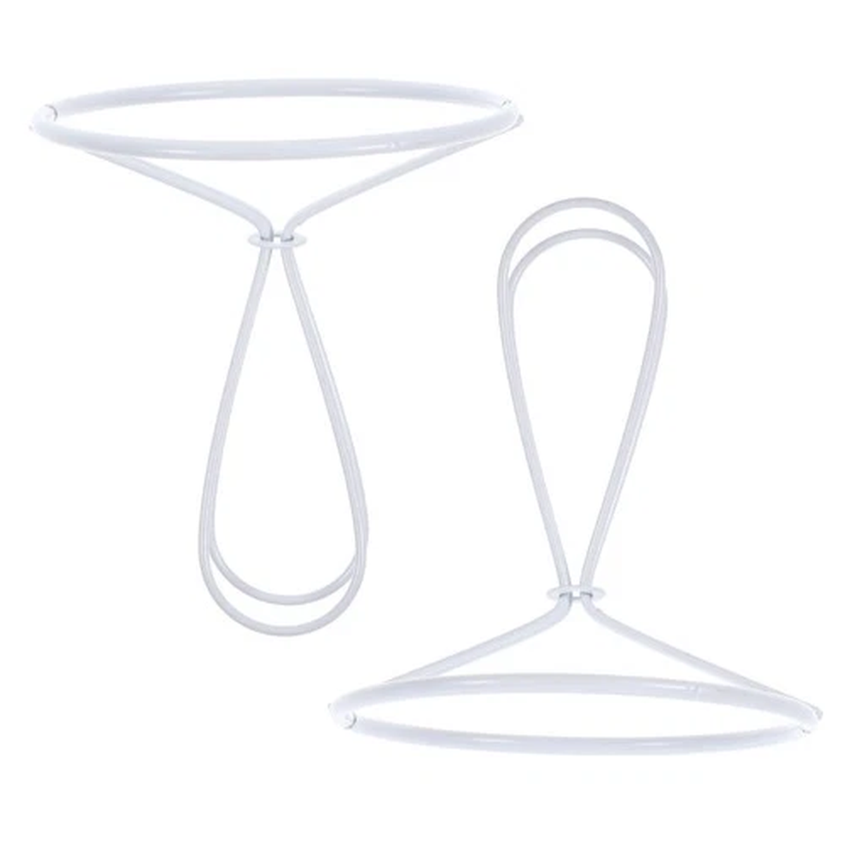 2 Pcs Bulb Holder Lampshade Frames Wire Clip on DIY Lighting Accessories