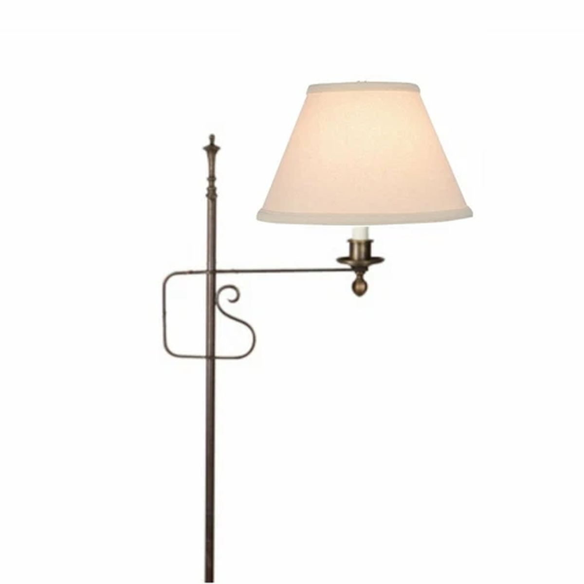 Beige Linen 8 Inch Clip on Lampshade Replacement
