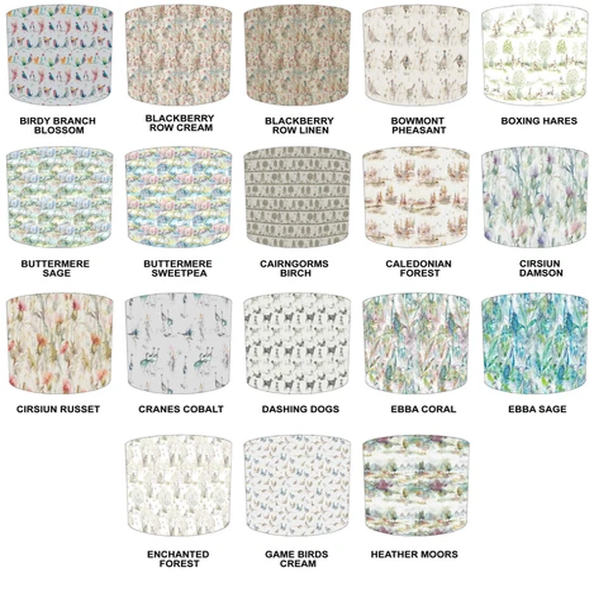 Voyage Maison Wallpaper Ceiling Lampshade Table Lamp shades Pendant Lampshades
