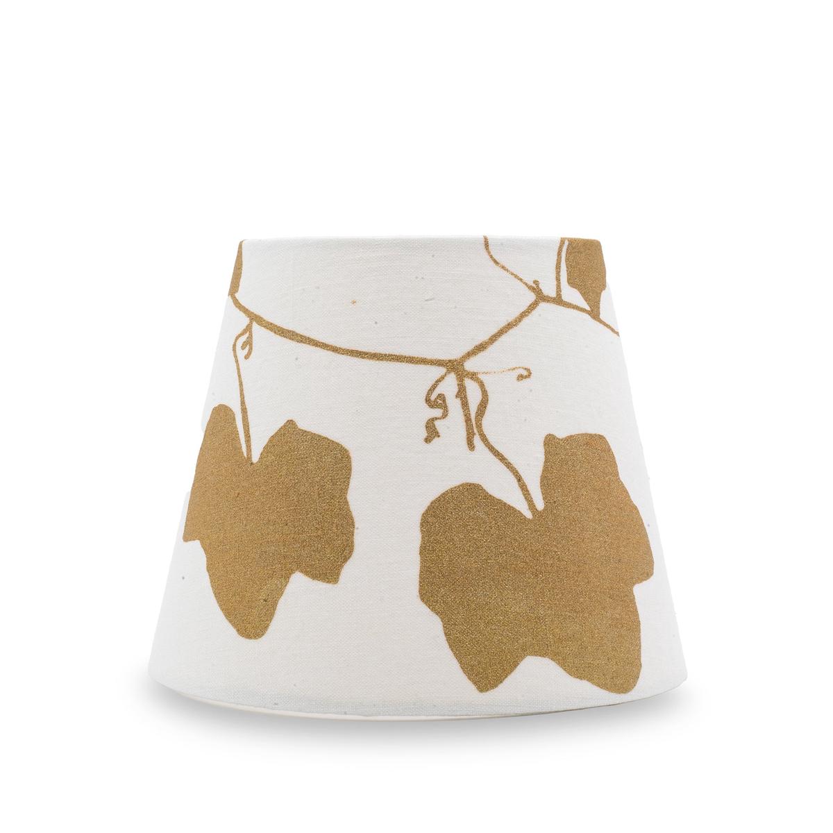 ‘Gold Ivy’ French Drum Lampshade, 13cm