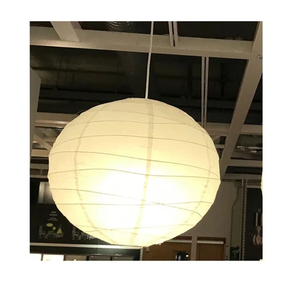 1,2,3,4,5 x Ikea Regolit Pendant Lamp Shade Ceiling Lampshade 45cm White Paper