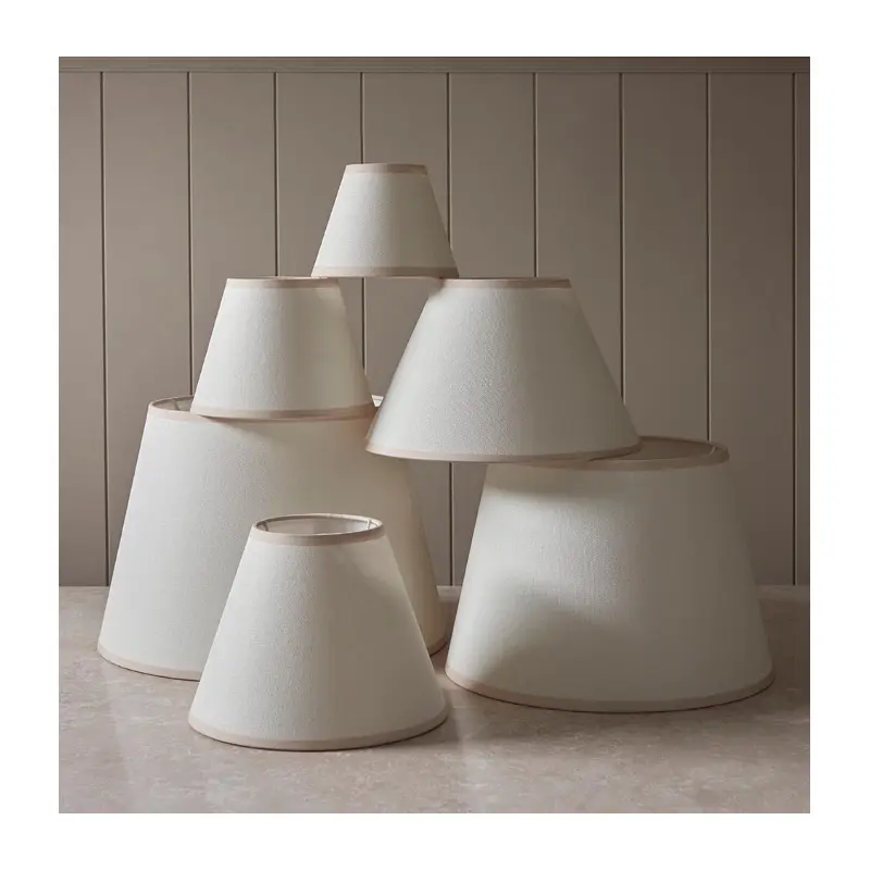 16cm Tapered Shade | Vintage White
