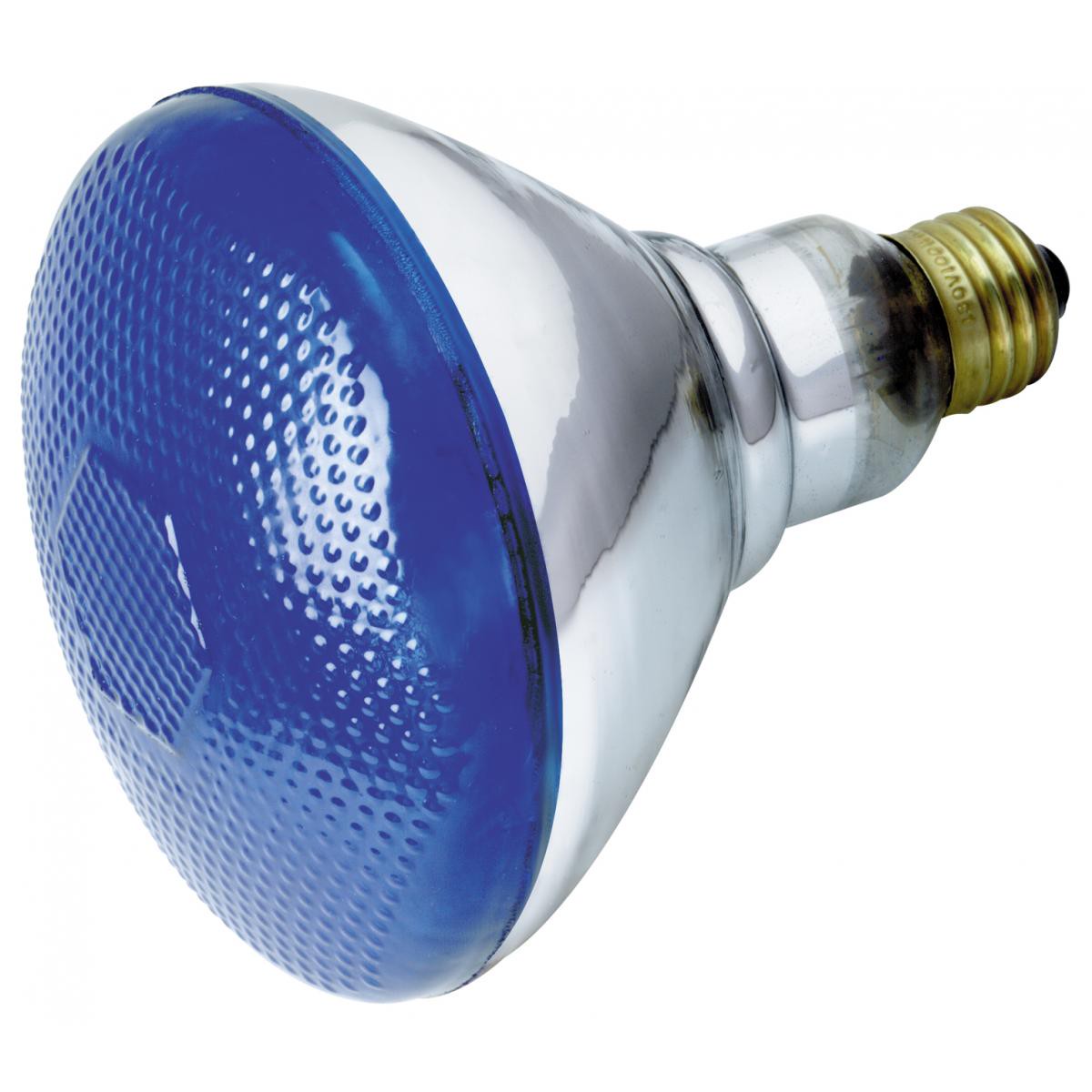 100 Watt BR38 Incandescent – Blue – 2000 Average rated hours – Medium base – 120 Volt – 6-Pack