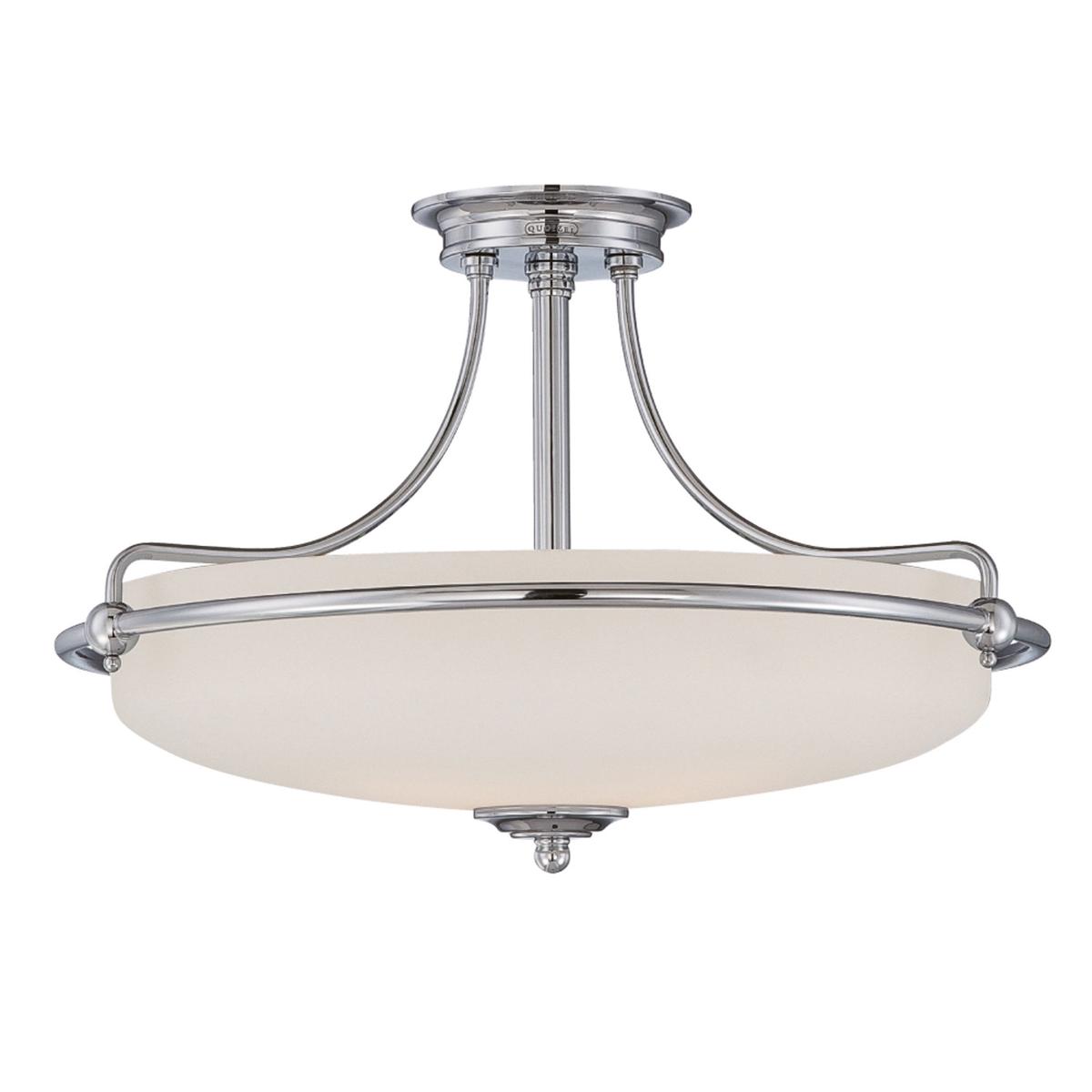 Griffin Four Light Semi-Flush Light in Polished Chrome