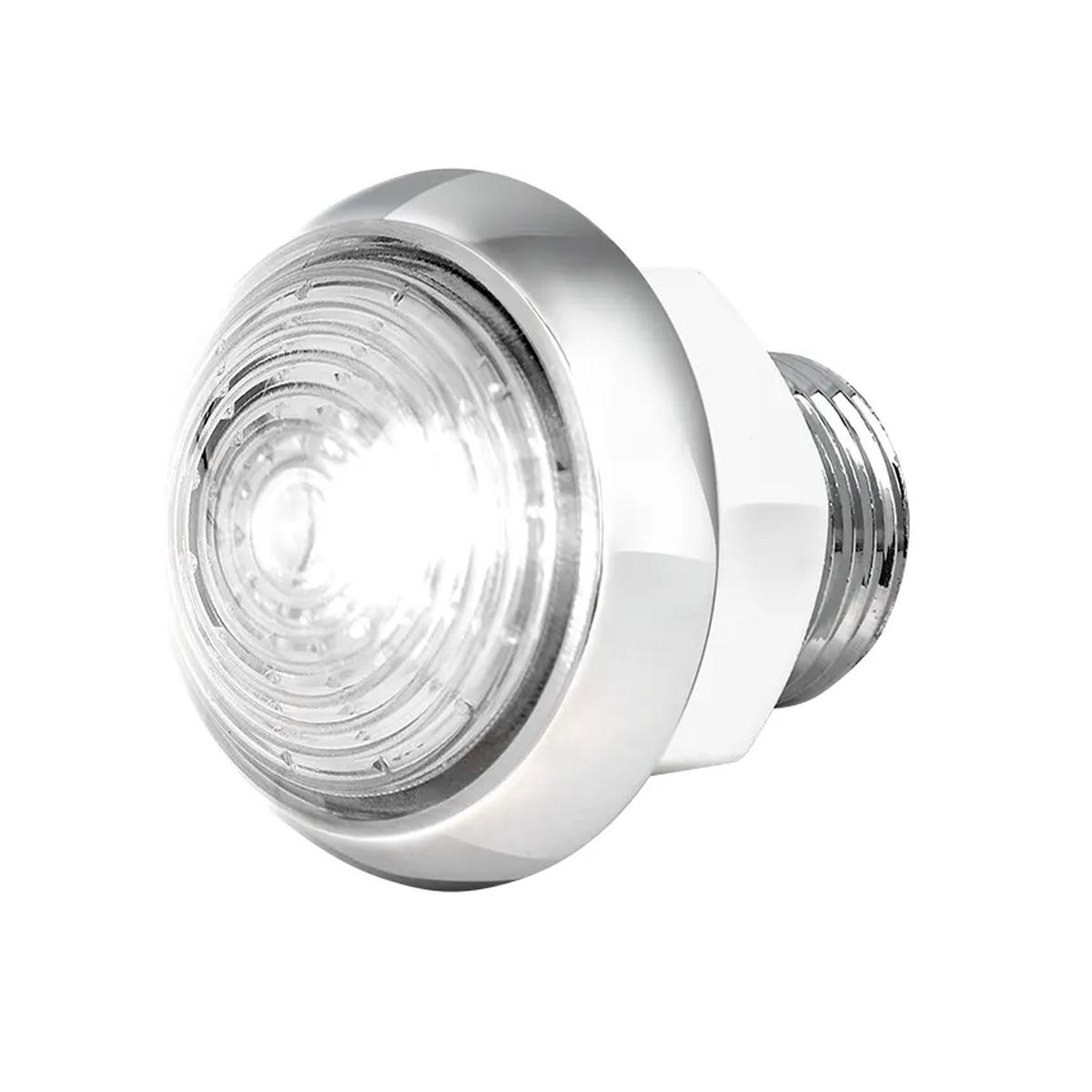 1-1/4″ Mini Moon Dual Function LED Light Classic Style Lens White