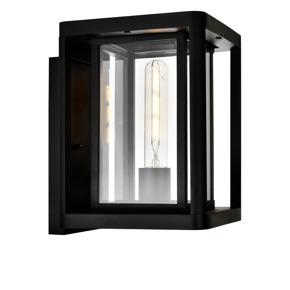 0415W7-1-101 Mulvane 1 Light Black Outdoor Wall Light