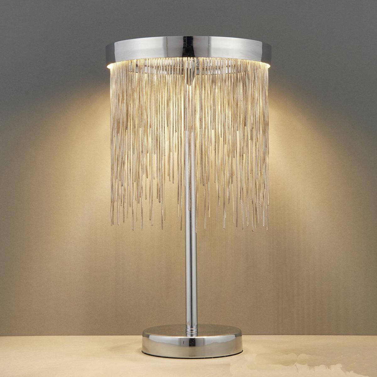 Zelma Table Lamp 10w LED Warm White Finished Chrome