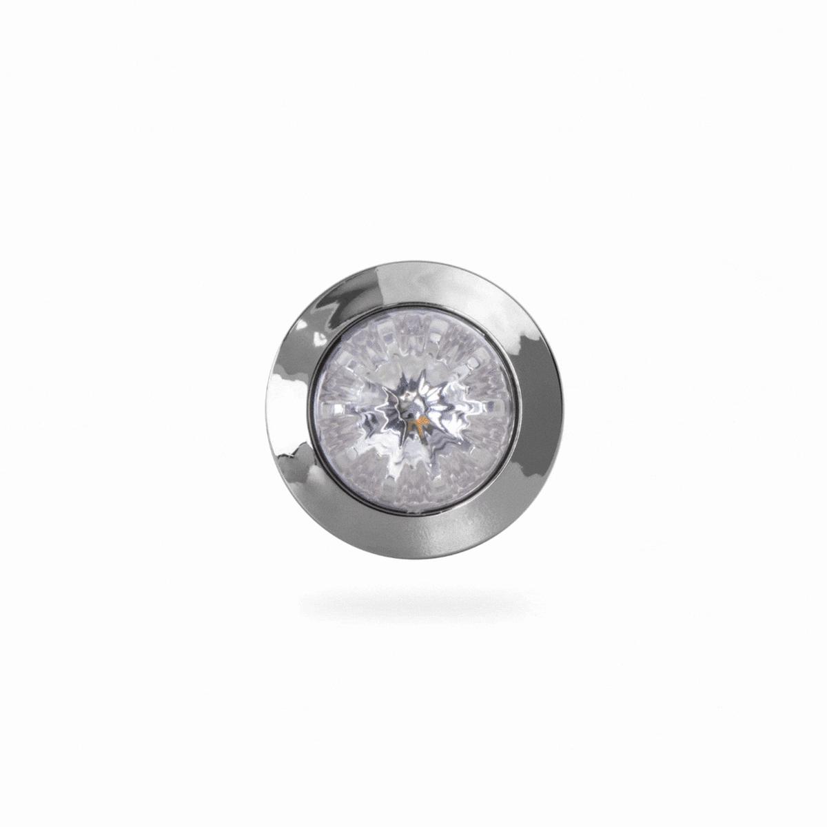 1″ Watermelon LED Dual function light 12V – Red | Clear