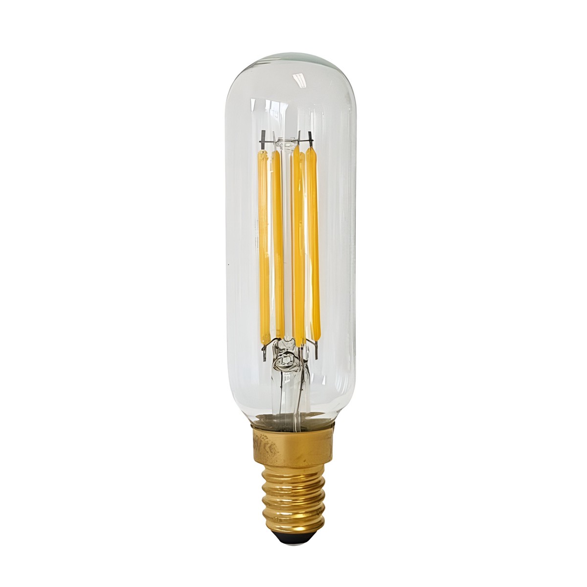 4W Dimmable LED Tubular Filament Bulb E14 – Clear Glass 3000K