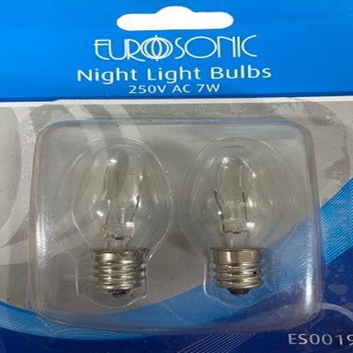 2 Pack Night Light Spare Bulb
