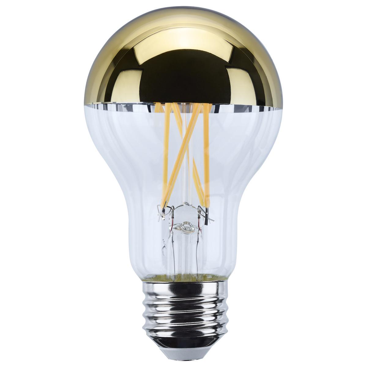 8 Watt Dimmable Crown Colored A19 LED Light Bulb 2700K