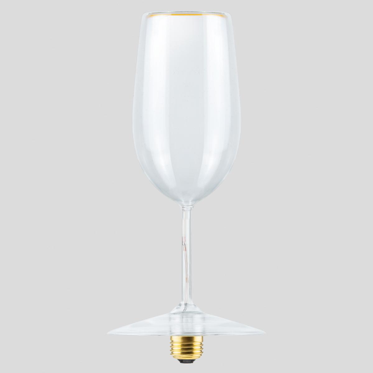 4w E27 NIMBUS Champagne Glass LED Light Bulb